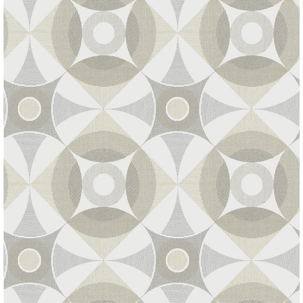 A-Street Prints Ellis Brown Geometric Paper Strippable Wallpaper ...