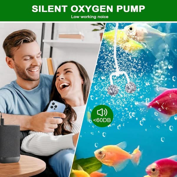 Solar Pond Aerator With Air Pump – 3 Modes (18H/36H/72H), 4W Panel & 2200mAh Battery For Small Fish Ponds