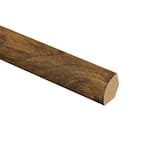 Light Hickory 3/4 in. Thick x 5/8 in. Wide x 94 in. Length Laminate Quarter Round Molding