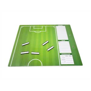 12 in. L x 10 in. W Magnetic Dry Erase Board Soccer Field Design Coaching Board