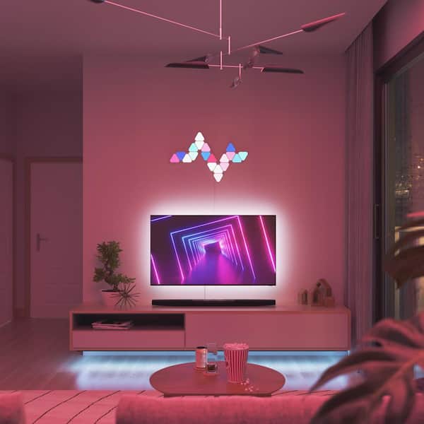 Nanoleaf Shapes - Modular Lighting Mini Triangles Smarter Kit RGBW