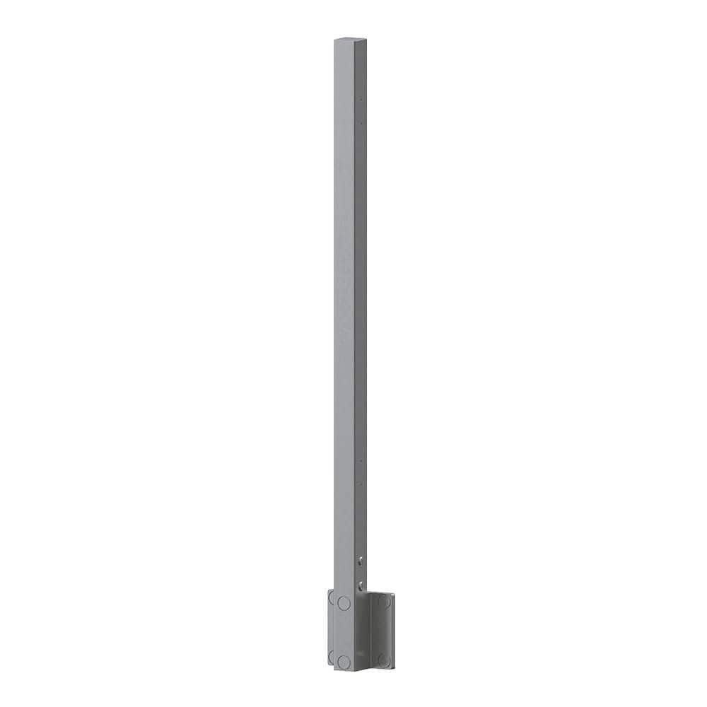 MountainView 42 in. x 7 in. Glass Deck Railing Gray Brushes Stainless Steel Fascia Post price history on PriceWatchPro