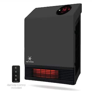 1,000-Watt Gray Deluxe Indoor Infrared Wall Heater