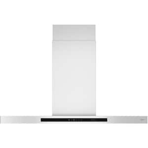 Vista 42 in. Shell Only Island Mount Range Hood with LED Lights in Stainless Steel