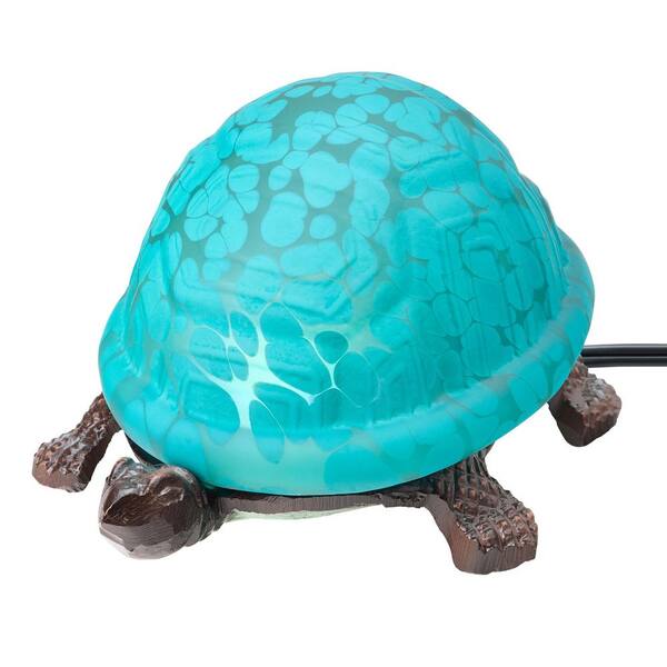 River of Goods Turtle 4 .75 in. Aqua and Antique Bronze Novelty