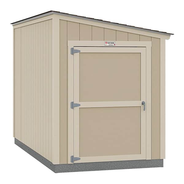 Tuff Shed Installed The Tahoe Series Lean-To 6 ft. x 10 ft. x 8 ft. 3 in. Un-Painted Wood Storage Building Shed