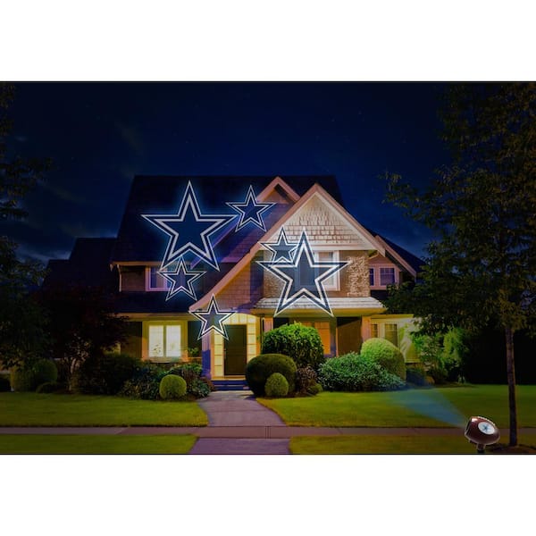 dallas cowboys house projector lights