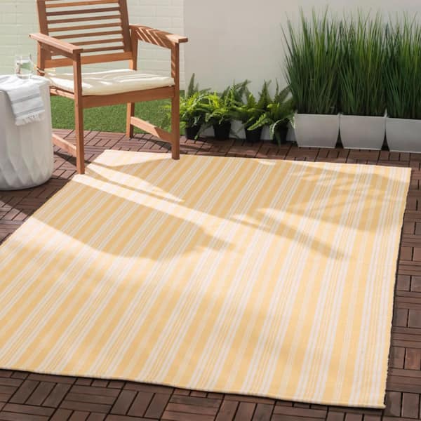 NEW Pink Blush Geometric Outdoor Patio BBQ Garden Washable Easy Clean Area  Rug