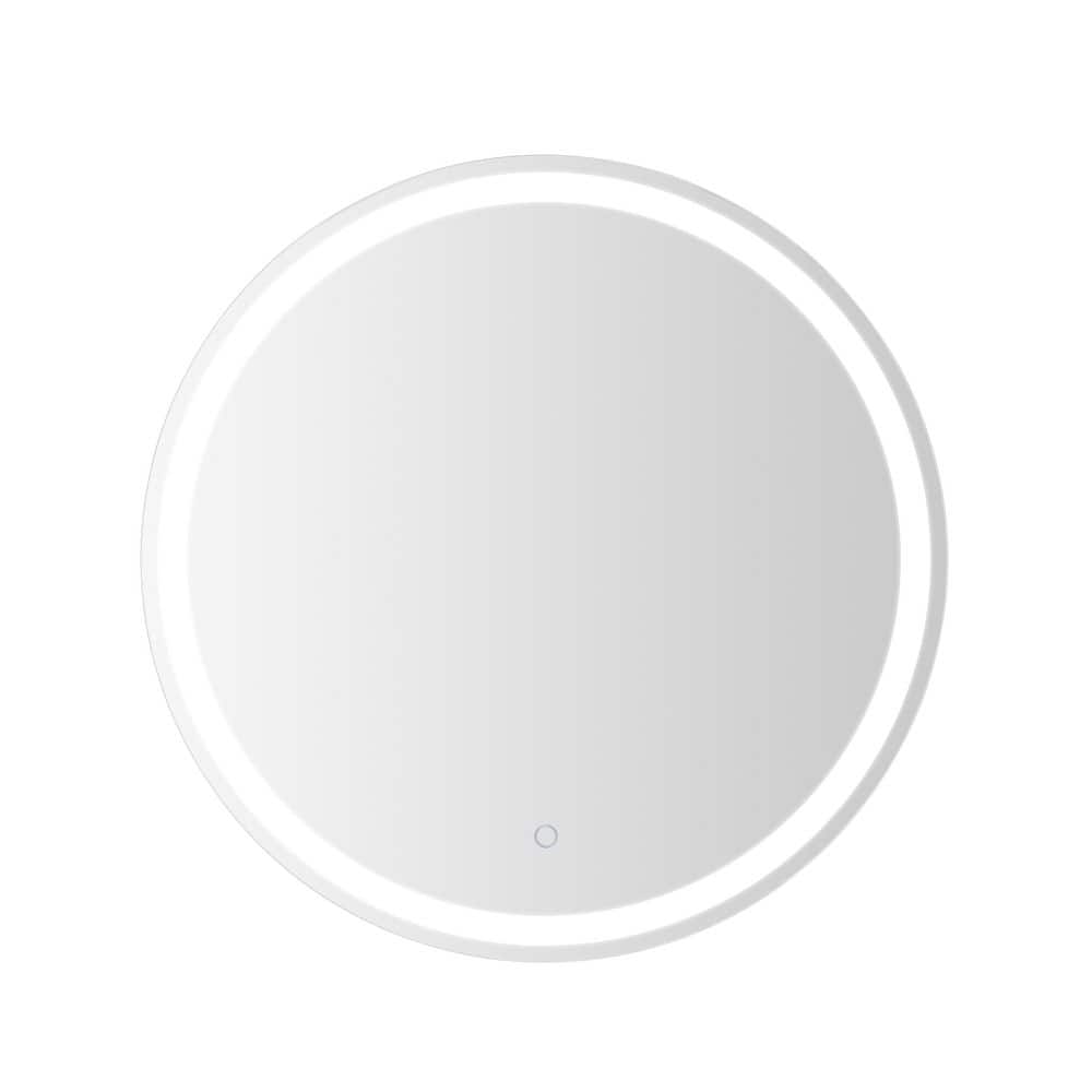 Dane 27" Round Frameless LED Bathroom Vanity Mirror
