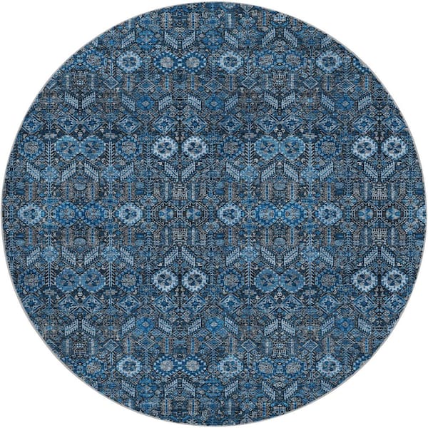 Addison Rugs Dream Shag Premium Machine Washable Abstract ADS574 Blue 8 ...