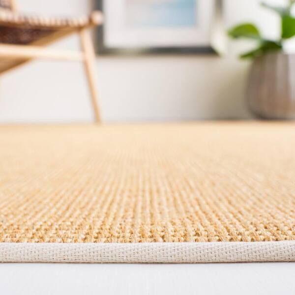 MARTHA STEWART x SAFAVIEH 6 x 9 Natural/White MSR9501H Sisal & Jute Area Rug MARTHA STEWART x SAFAVIEH 6 x 9 Natural/White MSR9501H Sisal & Jute Area Rug