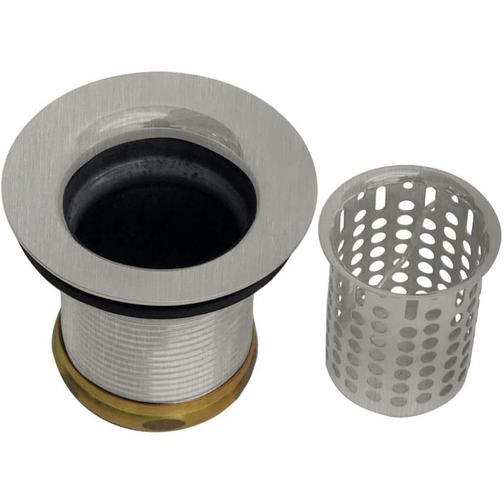 Satin Nickel Junior Bar and Laundry Sink Drain Assembly