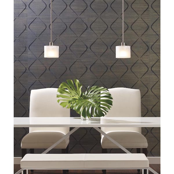 Gold Marquise Grasscloth Paper Unpasted Matte Wallpaper ( 33.5 in. x 24 ft.)