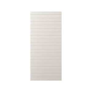CALHOME 36 in. x 80 in. Reversible Frosted Exterior White with Designer ...