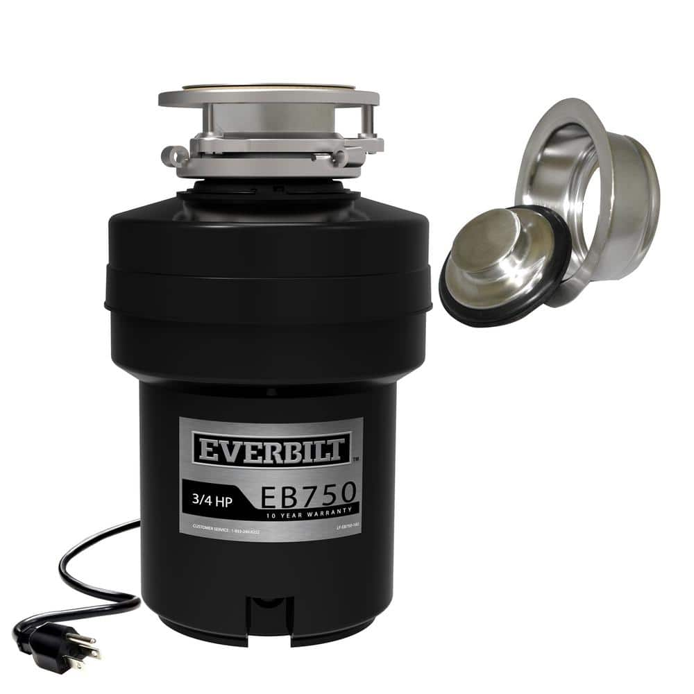 Everbilt Designer Series 3/4 HP Continuous Feed Garbage Disposal with