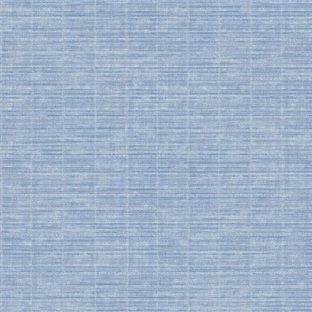 TexStyle Collection Blues Woven Weave Design Metallic Non-Pasted Non-Woven 