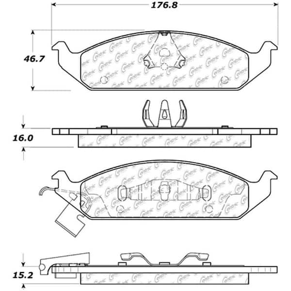 Centric Parts Disc Brake Pad Set