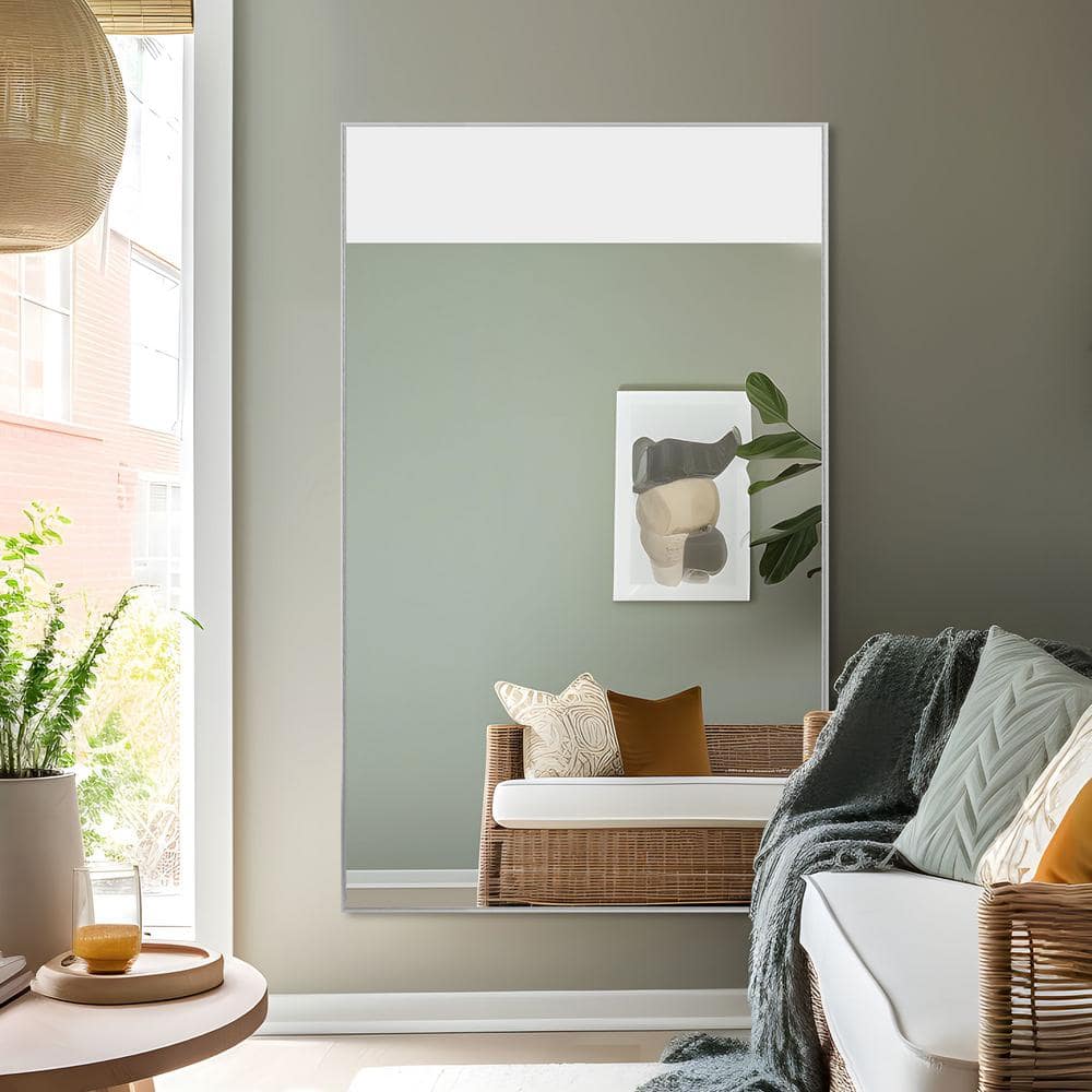 35 in. W x 59 in. H Large Full-Length Mirror, Hanging or Leaning Against th