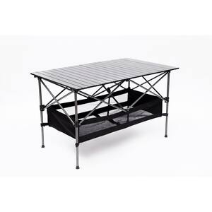 Rio 25 in. x 48 in. Aluminum Camp Table T648-1 - The Home Depot