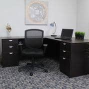 3-Paddle Comfort Adjustments Multi-Function Black Mesh Black Fabric Adj. Arms, Pneumatic Lift.Mesh Task Chair