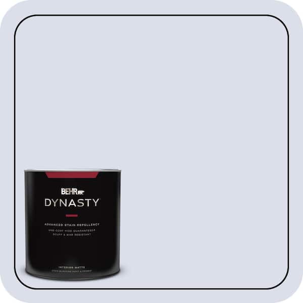 BEHR DYNASTY 1 qt. #620C-1 Winter Ice Matte Interior Stain-Blocking Paint & Primer