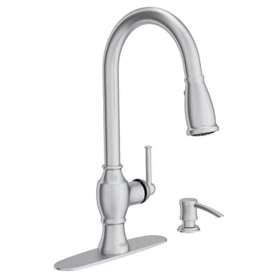 Soap Dispenser Pull Down Kitchen Faucets Kitchen Faucets The Home Depot