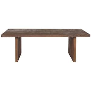Senjo 48 in. Brown Wood Coffee Table