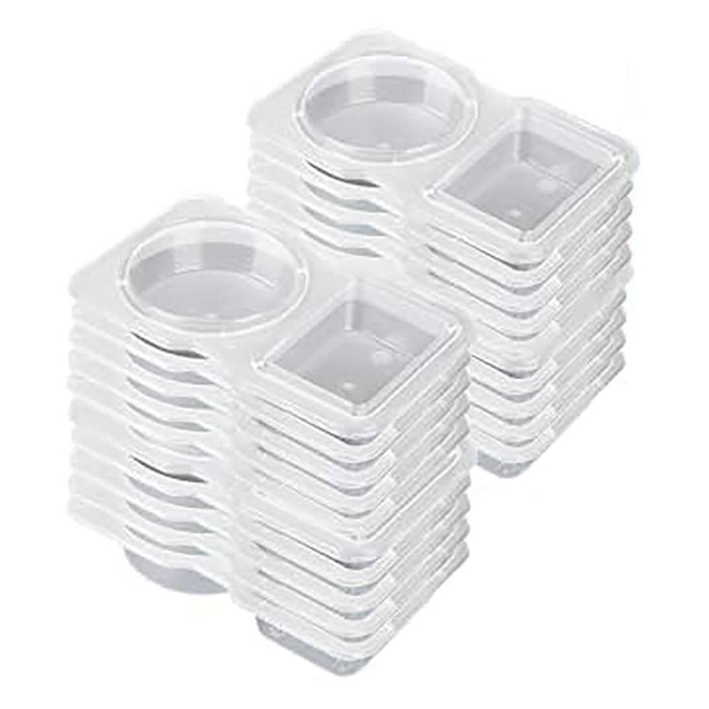 5.5 oz. Clear PP5 Plastic Snack Condiment Food Storage Container with Lids Portion Control 20-Pack Reusable Stackable price history on PriceWatchPro