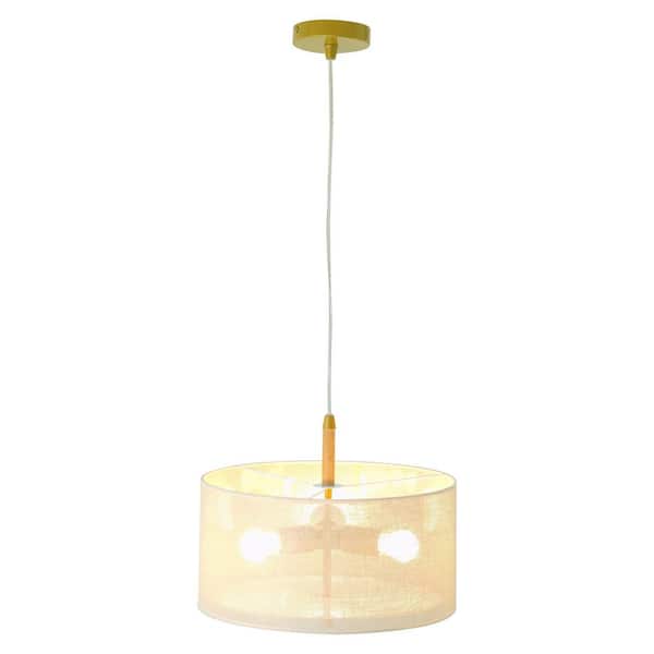 LanternMuuji 67in 3-Light Oak Glacier Chandelier Lamp(Bulbs no Included)