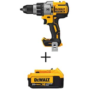 20V MAX Lithium-Ion Cordless Premium Brushless 1/2 in. Hammer Drill and 20V MAX Premium Lithium-Ion 4.0Ah Battery