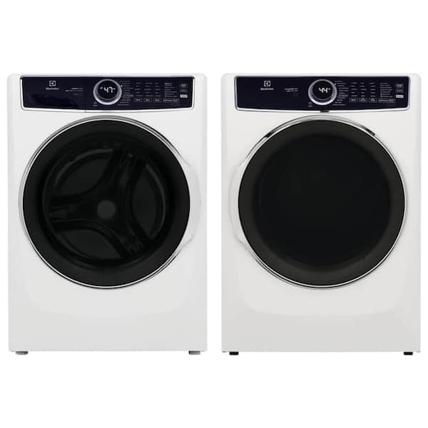 4.5 cu. ft. Front Load Washer with SmartBoost and 8 cu. ft. Dryer with Perfect Steam Set