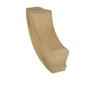 Stair Parts 7014 Unfinished Poplar Up-Easing Handrail Fitting