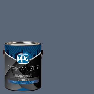 1 gal. PPG1042-6 Blue Zephyr Semi-Gloss Exterior Paint