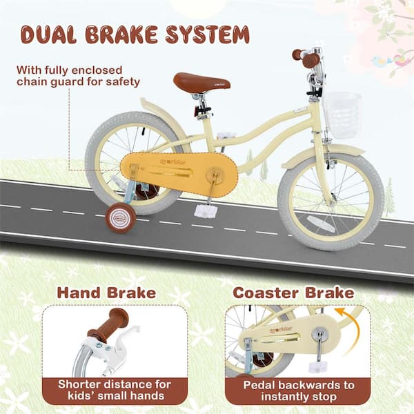 最大15%OFFクーポン Costway with Bicycle Adjustable Toddler Bike Kids in. 16 Clothing