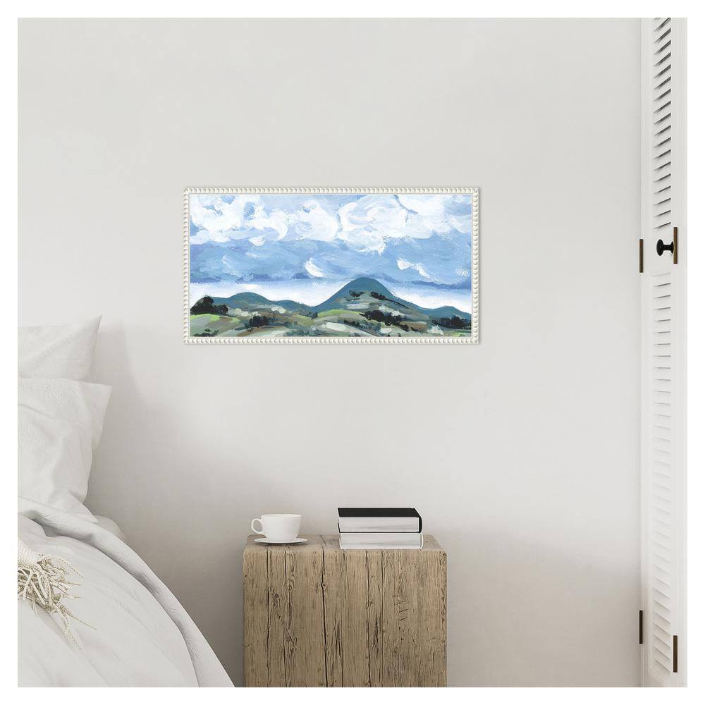 Nature Trek II Scenic Landscape Canvas Print with White Floater Frame
