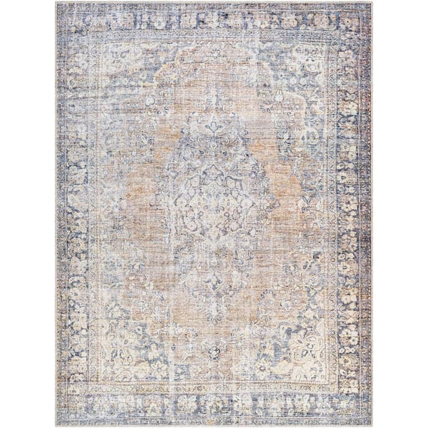 Livabliss Becki Owens Darling Medium Gray Traditional Machine-Washable 7 ft. x 9 ft. Indoor Area Rug
