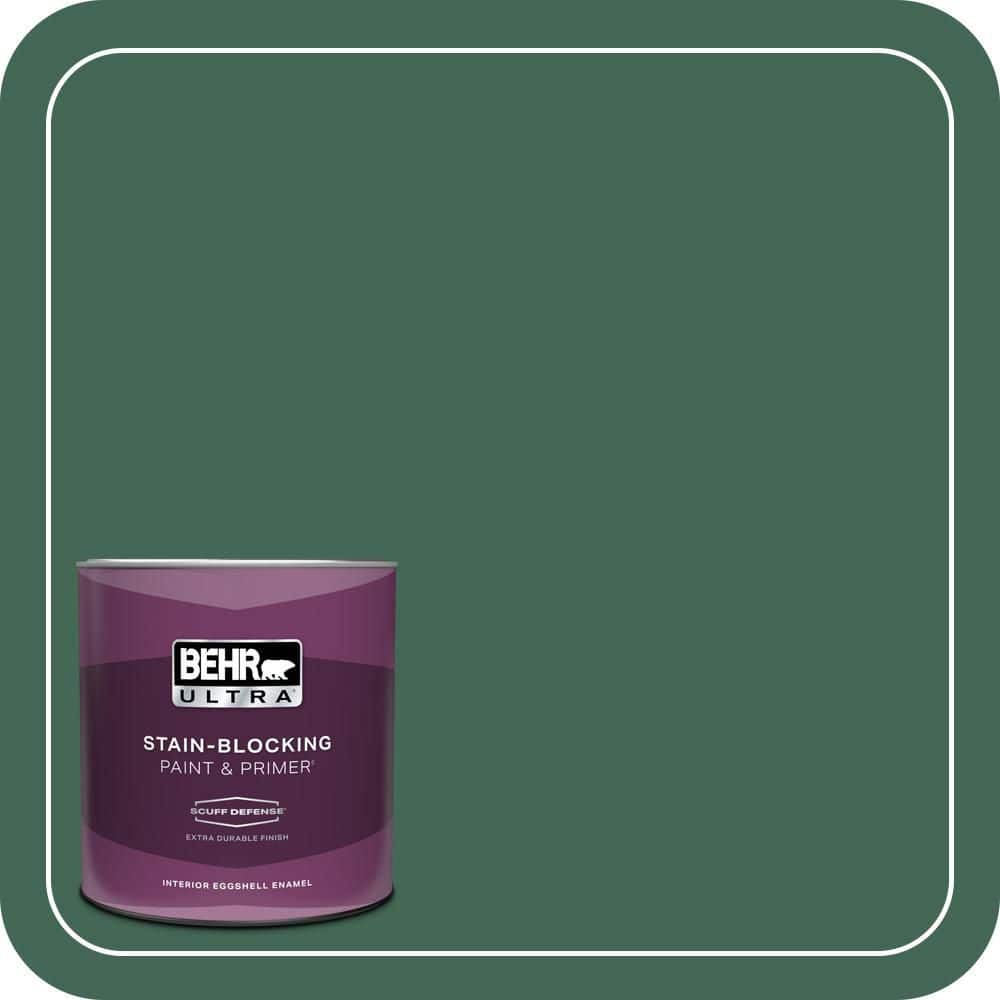 1 qt. #M420-7 Billiard Green Extra Durable Eggshell Enamel Interior Paint & Primer price history on PriceWatchPro