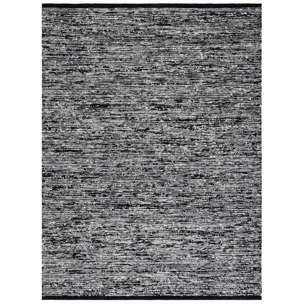 SAFAVIEH Natura Black Doormat 3 ft. x 5 ft. Abstract Area Rug