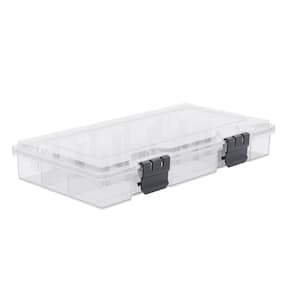 HDX 6 in. 6-Compartment Clear Small Storage Organizer 999-8506