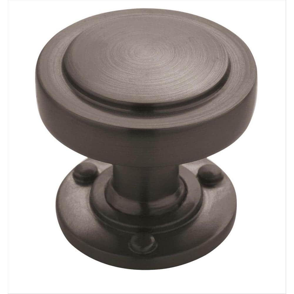 Rochdale 1-1/4 in. (32mm) Classic Graphite Round Cabinet Knob