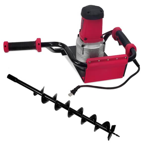 STARK USA 85059-H2 1200-Watt 1.6 HP Electric Earth Auger Post Hole Digger with 4 in. Auger Bit - 2