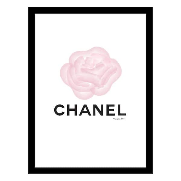 VENICE BEACH Collections Fashion Flower by Fairchild Paris 1 Piece Framed Graphic Print Abstract Poster Art Print 18 in. x 14 in.