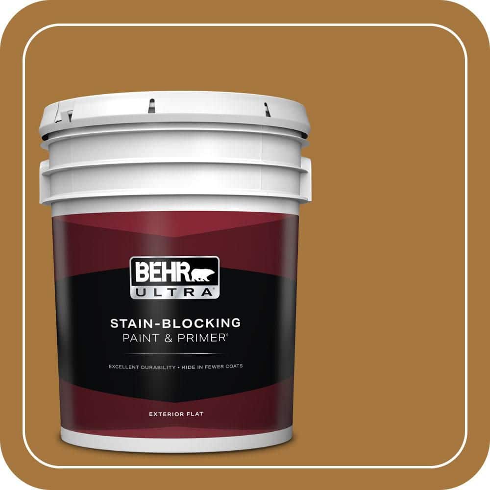 5 gal. #MQ4-6 Invitation Gold Flat Exterior Paint & Primer price history on PriceWatchPro