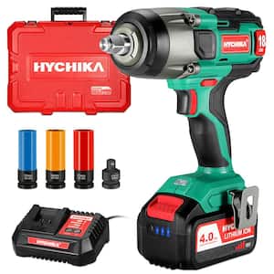 HYCHIKA Home Tool Kit Set with Tool Case, Cordless Drill/Driver 