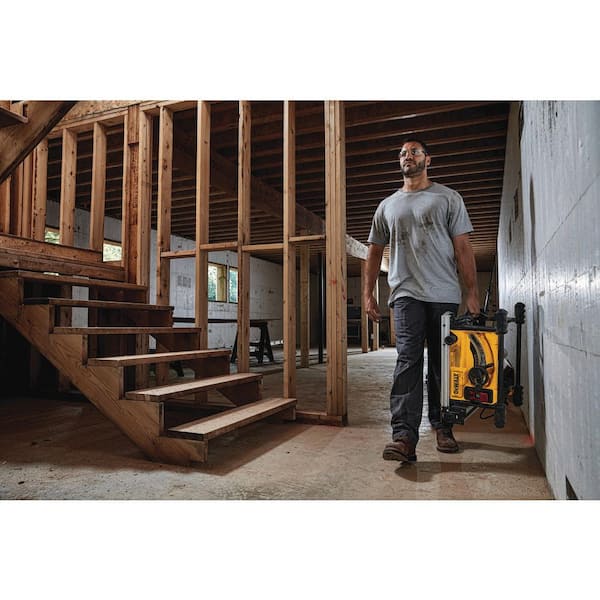 DEWALT - 15 Amp Corded 8-1/4 in. Compact Jobsite Table Saw and Compact Table Saw Stand