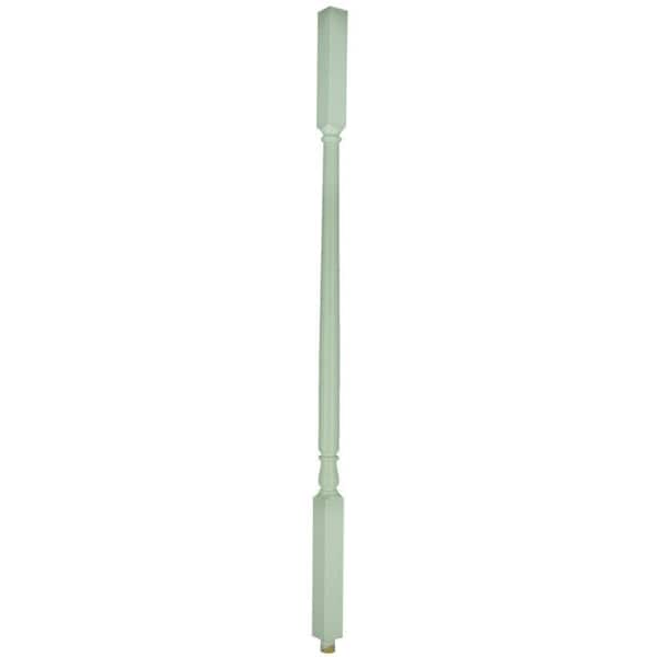 EVERMARK Stair Parts 36 in. x 1-1/4 in. 5141 Primed Square Top Wood Baluster for Stair Remodel