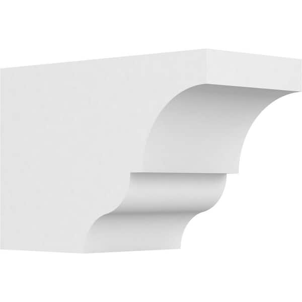 Ekena Millwork 6 in. x 8 in. x 12 in. Asheboro PVC Rafter Tail Brace
