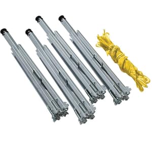 Folding Warning Line with 4 Stanchions