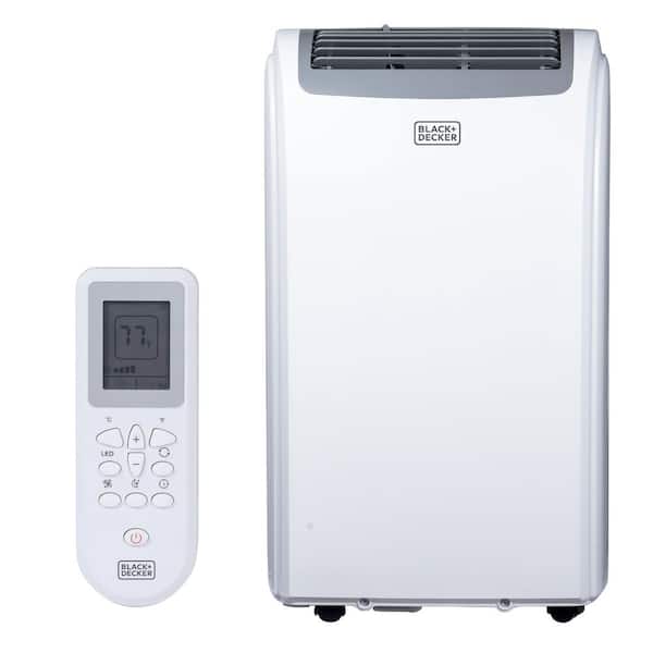 BLACK+DECKER BPP 10000 BTU Cooling Rating (DOE) Portable Air Conditioner Cools 700 sq. ft. with Heater in White