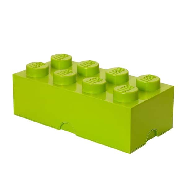 LEGO storage brick rectangle oak drawer